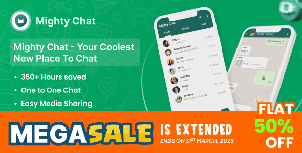 Mighty Chat — приложение для чата с бэкендом Firebase + Agora. io